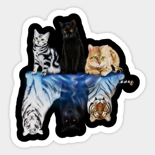 Cats and Big Cats Motivational Motivational Sticker by logiamerch